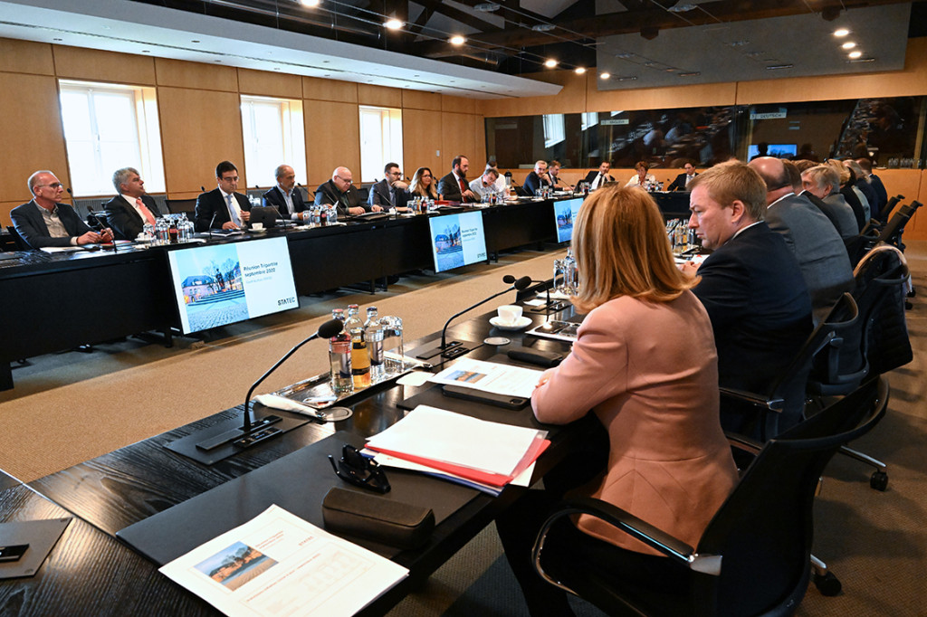 20220918, Seningen, Chateau de Sendungen, 44 rue du chateau, RŽunion du ComitŽ de coordination tripartite , Foto : Editpress/Fabrizio Pizzolante