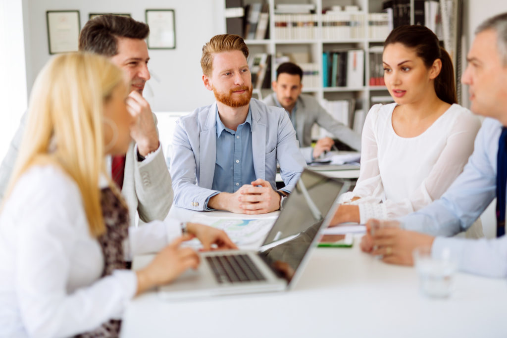 Business people meeting
