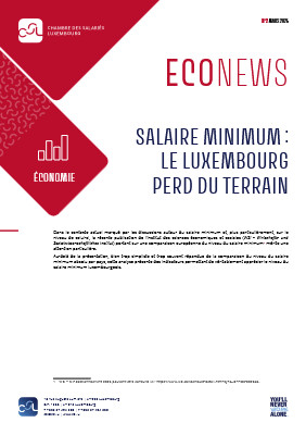Econews2 - Salaire minimum : le Luxembourg perd du terrain